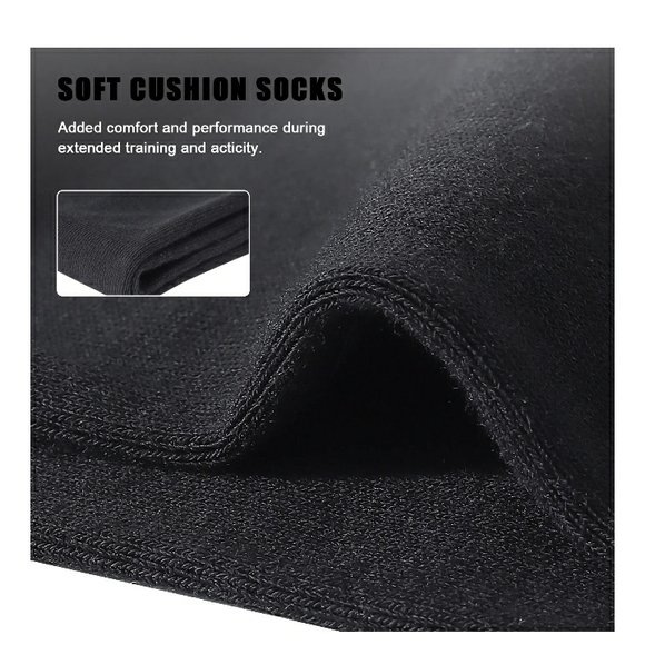 Women's Black Socks Crew 6 Pairs Softest Comfort Dress or Casual NWT - Picture 8 of 8